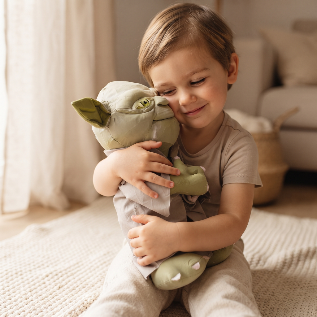 Yoda knuffel met zuignap Star Wars
