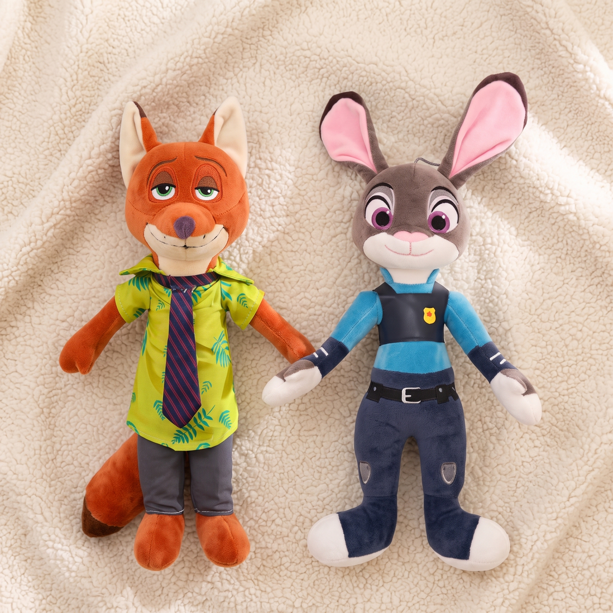 Zootropolis knuffel Nick Wilde en Judy Hopps