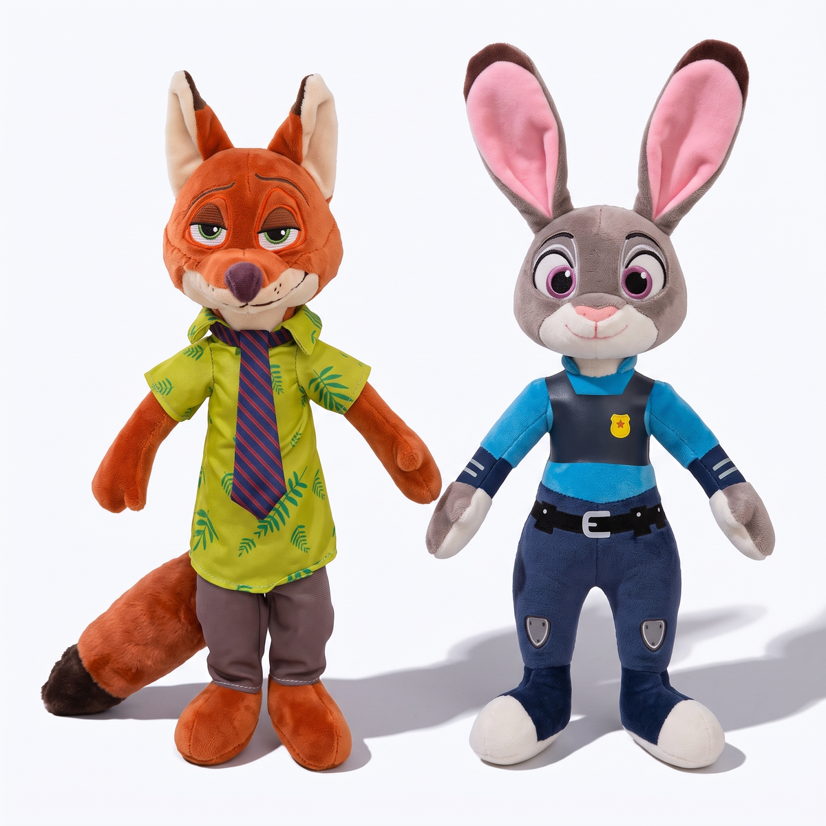 Zootropolis knuffel Nick Wilde en Judy Hopps