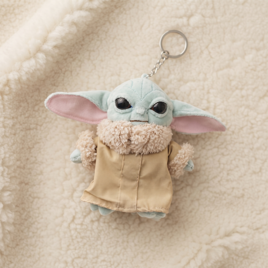 Baby Yoda Grogu sleutelhanger knuffel Star Wars