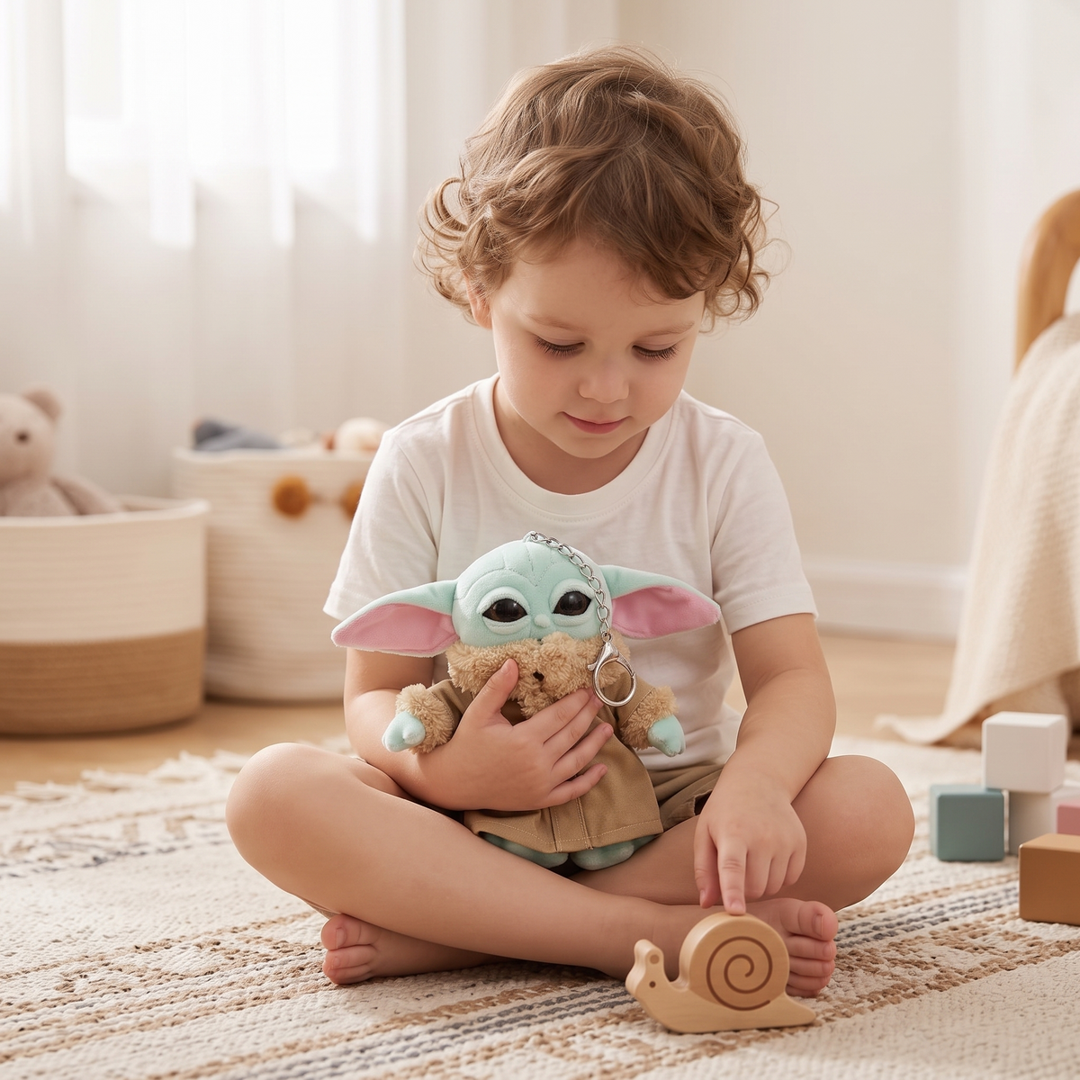 Baby Yoda Grogu sleutelhanger knuffel Star Wars