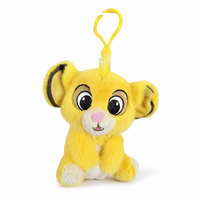 Simba sleutelhanger knuffel De Leeuwenkoning 12 cm