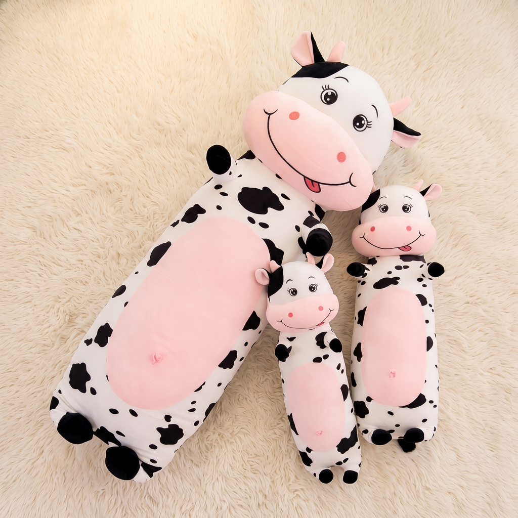 Reusachtige gevlekte koe knuffel 70-100 cm Plushie Planet