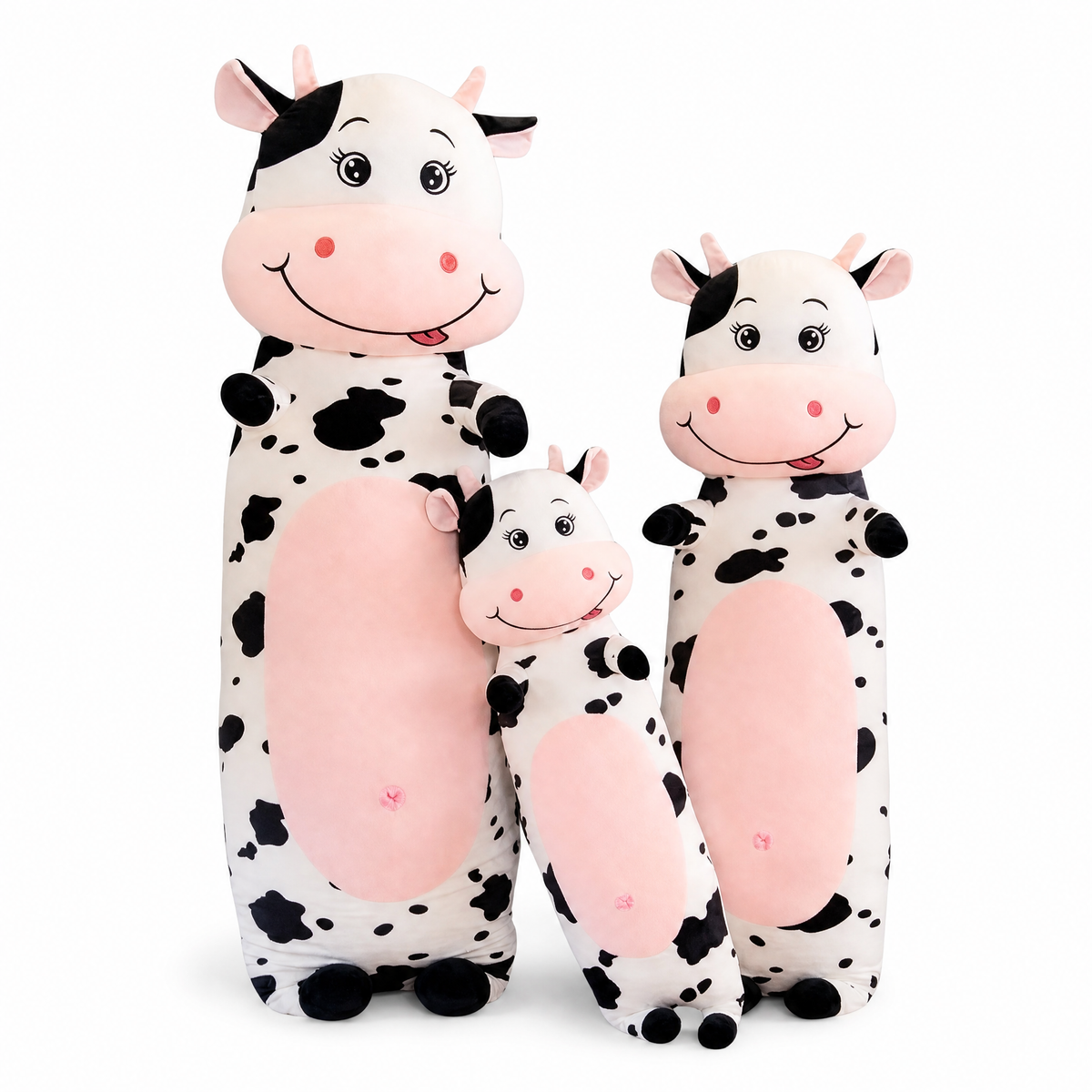 Reusachtige gevlekte koe knuffel 70-100 cm Plushie Planet