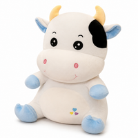 Schattige koe knuffel van zacht katoen Plushie Planet