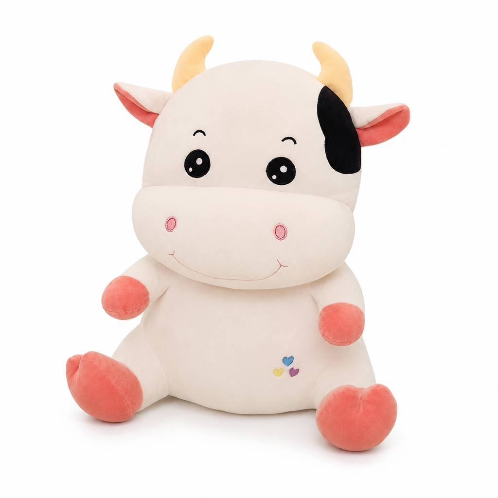 Schattige koe knuffel van zacht katoen Plushie Planet