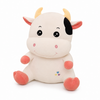 Schattige koe knuffel van zacht katoen Plushie Planet