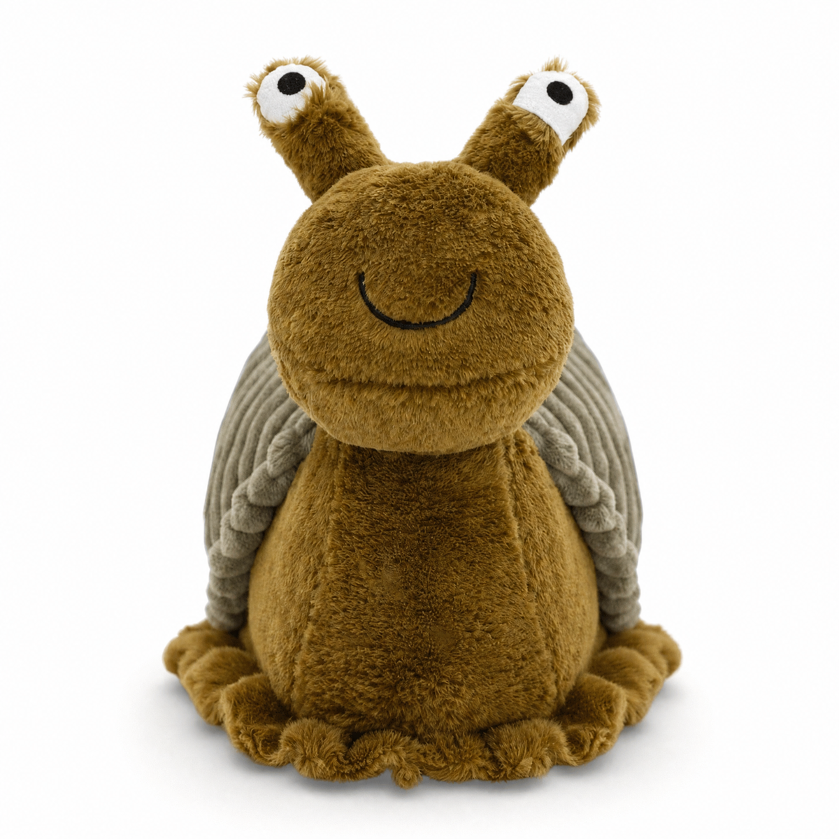 Zachte ribfluwelen slak knuffel