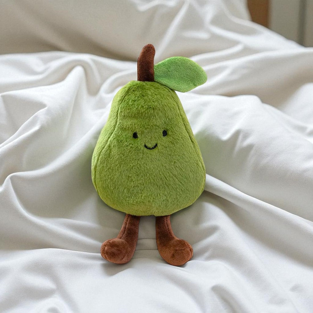 Kawaii fruit knuffel lachende peer