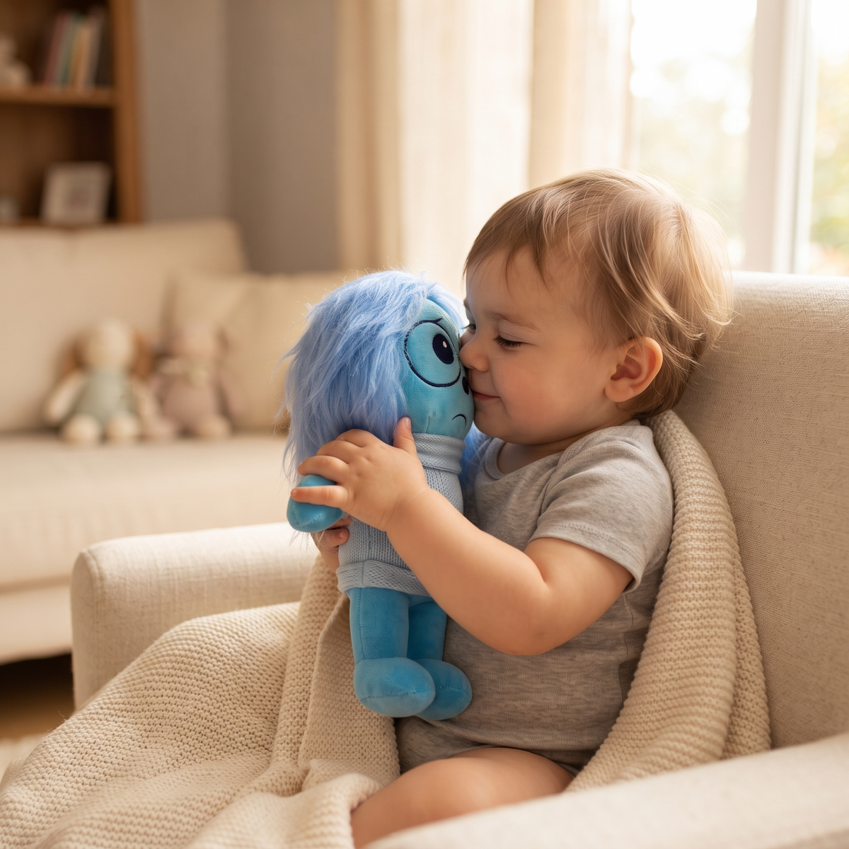 Verdriet knuffel Inside Out 2 Plushie Planet
