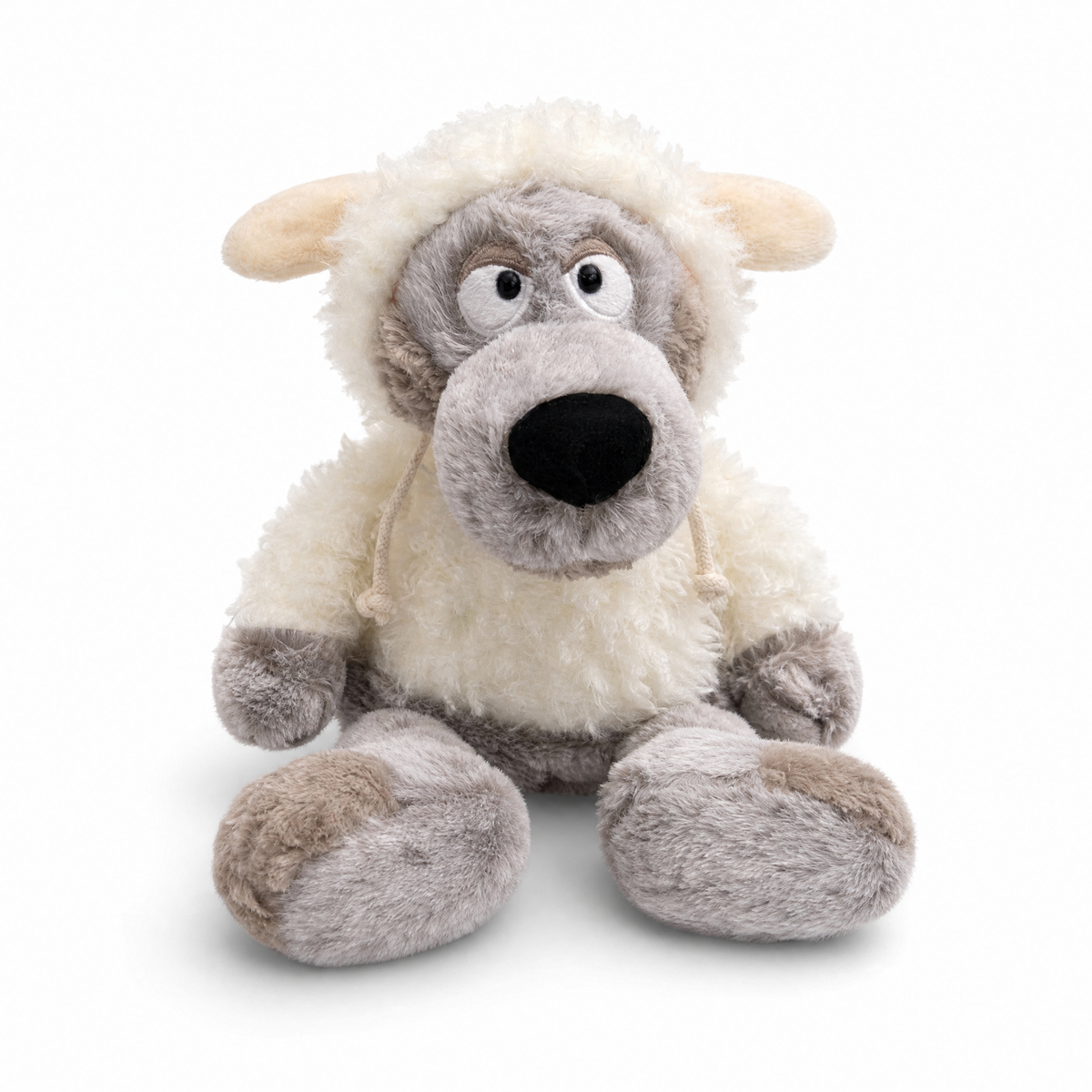 Grappige wolf in schaapskleren knuffel